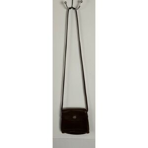 Coach Vintage Mahogany Leather tango flap Crossbody Bag 9049 Costa Rica Brown